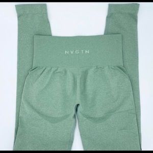 NVGTN Sage Green Contour Seamless Leggings